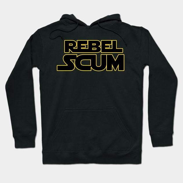 Rebel Scum Hoodie by TheGrinningSkull